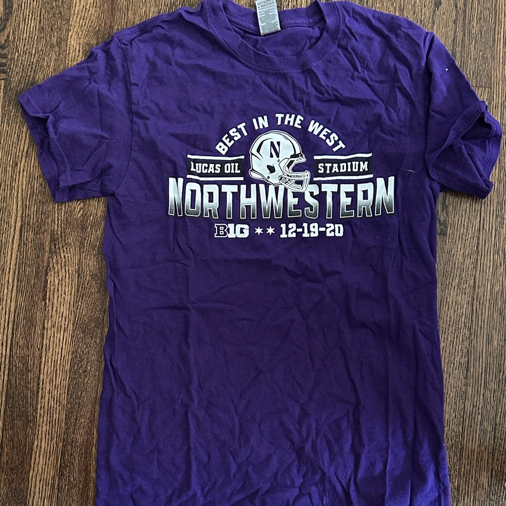 Gildan Purple Northwestern Tee